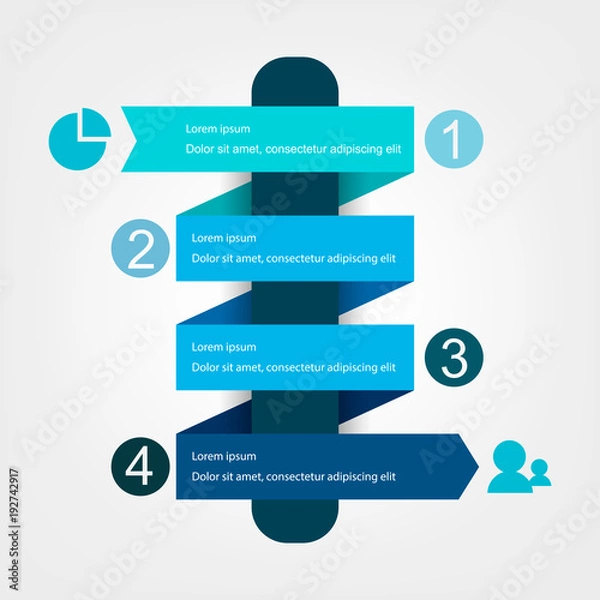Obraz Abstract infografics.Vector illustration