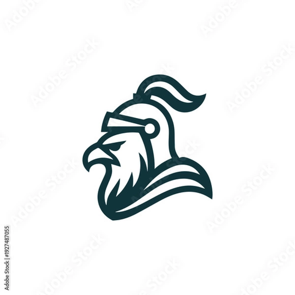 Fototapeta Eagle Knight Logo