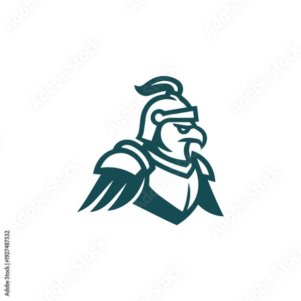 Fototapeta Eagle Knight Logo