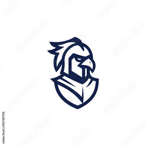 Fototapeta Eagle Knight Logo
