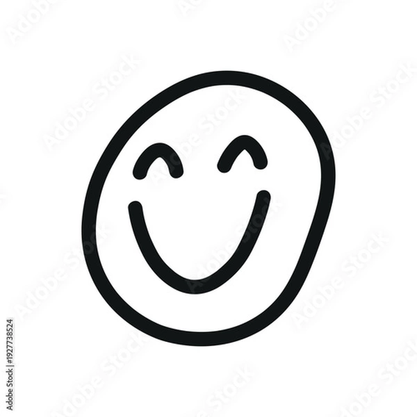 Obraz Smiley Face Doodle