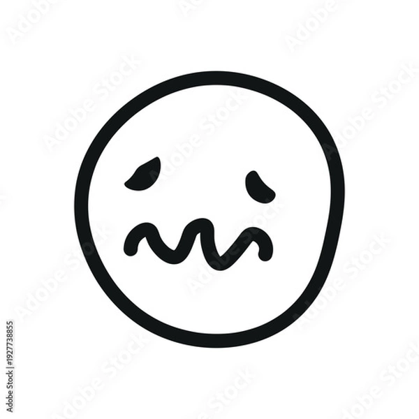 Obraz Smiley Face Doodle