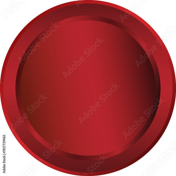 Obraz blank red button