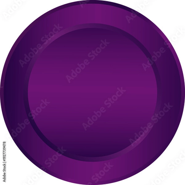 Obraz purple glossy button
