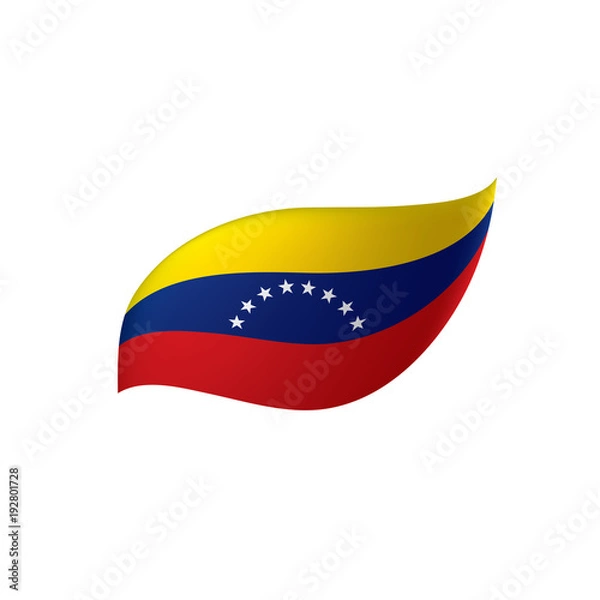 Obraz Venezuela flag, vector illustration