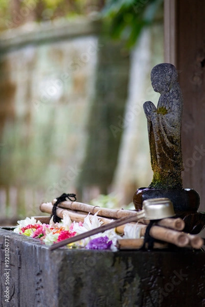 Obraz 鎌倉26223　安国論寺5　花手水