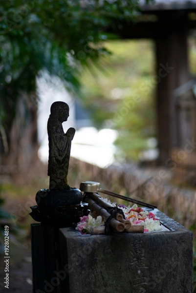 Obraz 鎌倉26223　安国論寺3　花手水