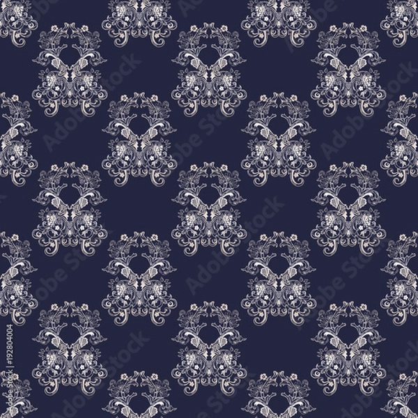Obraz Baroque style floral pattern