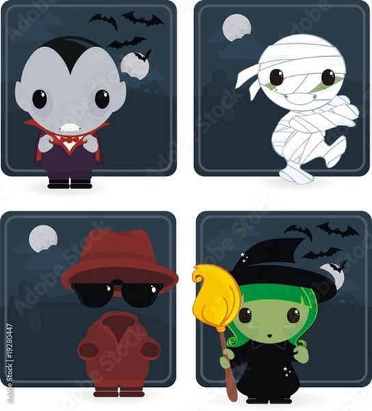 Obraz halloween banners