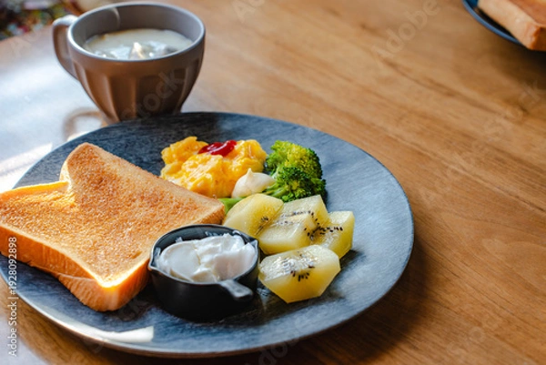 Obraz 朝食のワンプレート