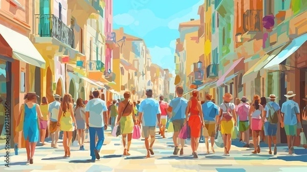 Fototapeta ショッピングストリート