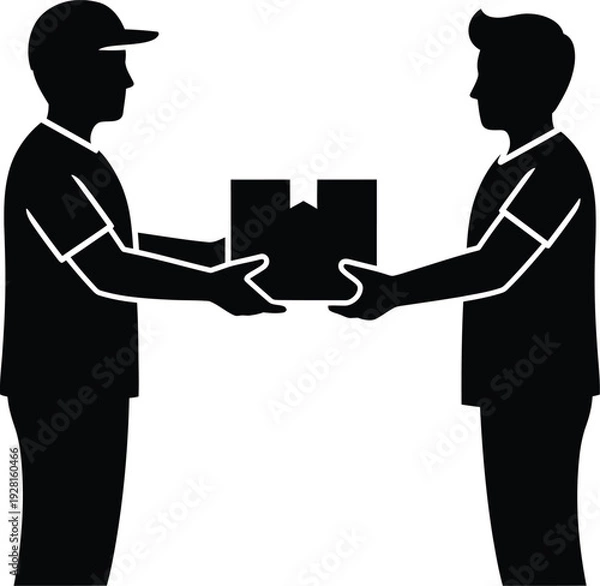 Obraz Delivery and receiving icons