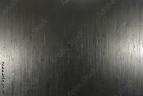 Obraz Brushed steel surface with directional texture