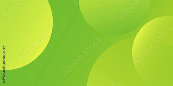 Obraz geometric background green simple design