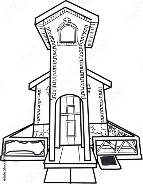 Obraz 교회건물 작은교회 성당 예배 신앙