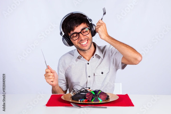 Obraz Crazy about music