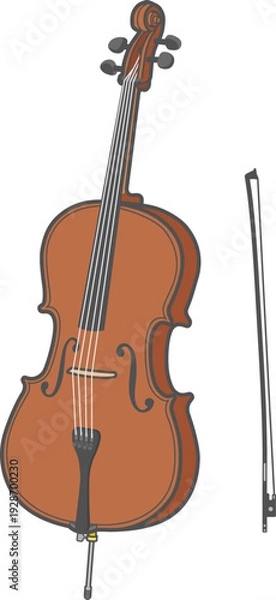 Obraz チェロのアイコン