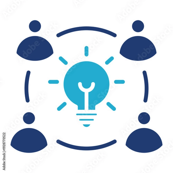 Obraz brainstorming icon