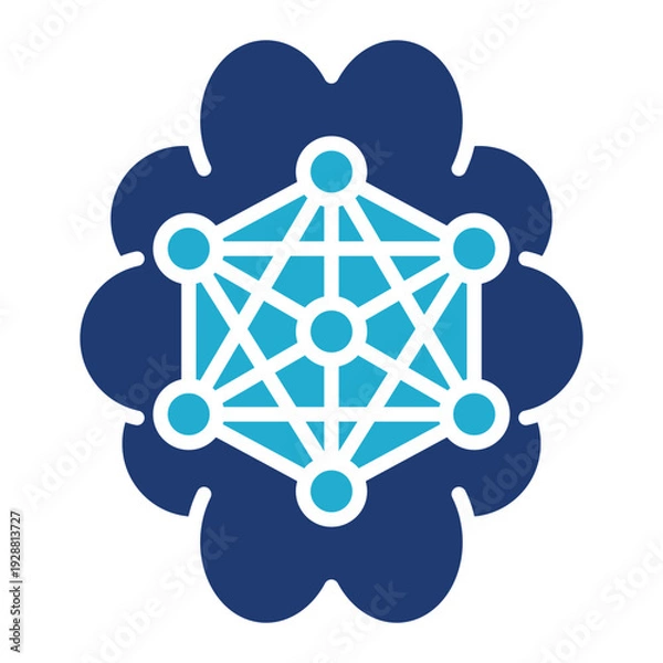 Obraz neural networks icon