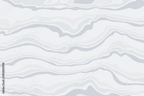 Obraz 揺れる波線のパターン背景　灰色ストライプ