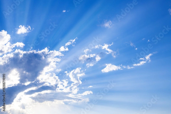 Obraz 青空に太陽