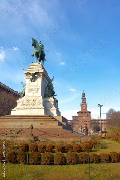 Obraz Castello Sforzesco