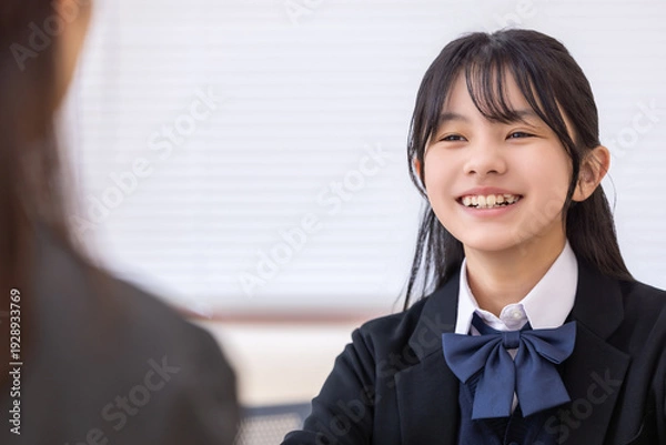 Obraz 面談をする女子学生