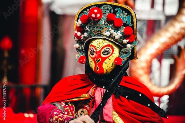 Fototapeta 変面 中国伝統芸能