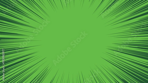 Obraz 集中線 効果背景 漫画風インパクトフレーム