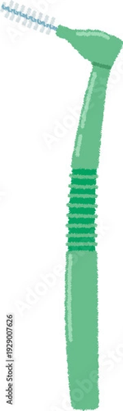 Obraz 歯間ブラシのイラスト