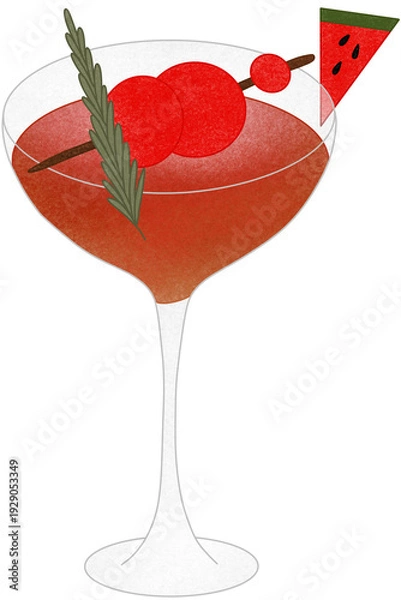 Obraz watermelon cocktail