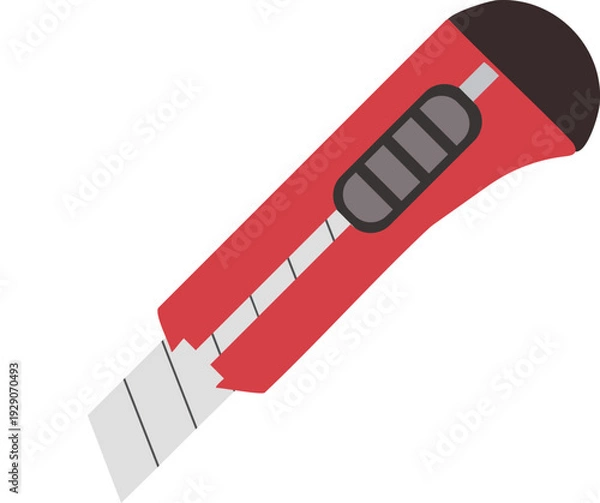 Obraz 赤いカッターナイフのアイコン