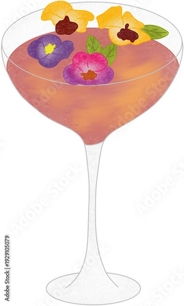 Obraz  flower cocktail