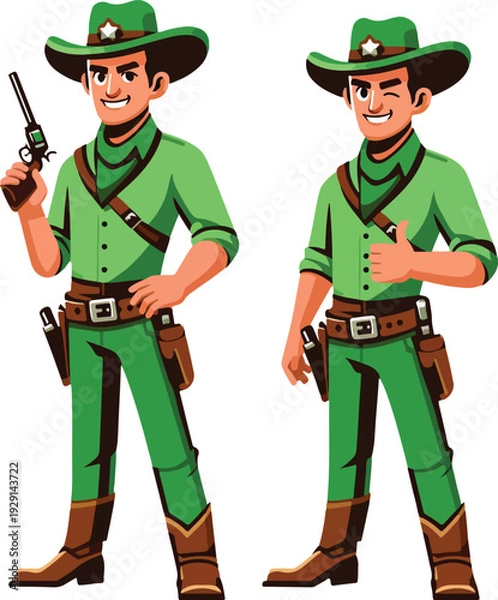 Obraz wild wiest cowboy