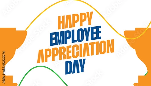 Obraz Happy employee appreciation day message