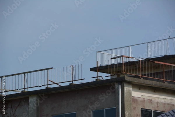 Obraz 建物の屋上