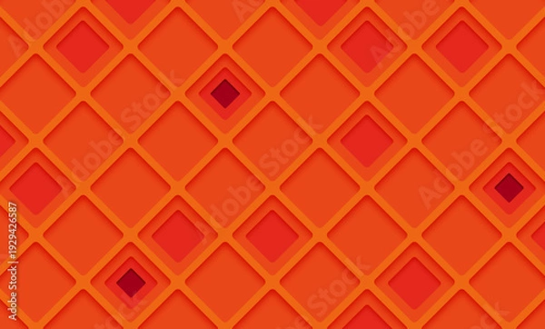 Obraz Orange pattern geometric textures for vintage decorative wallpaper background
