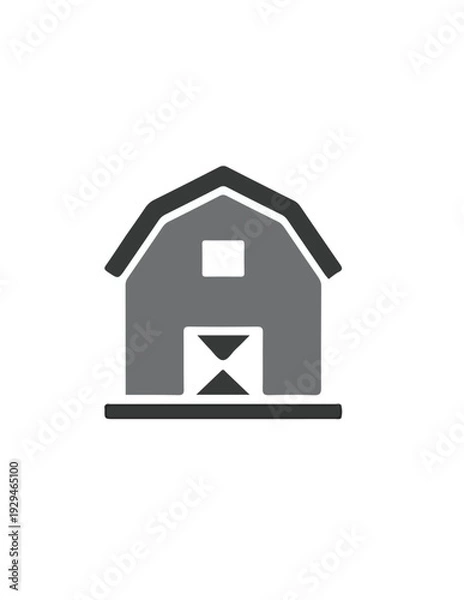 Obraz home icon on a white background