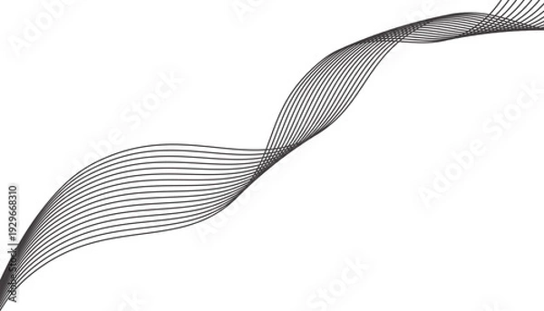 Fototapeta abstract wavy background