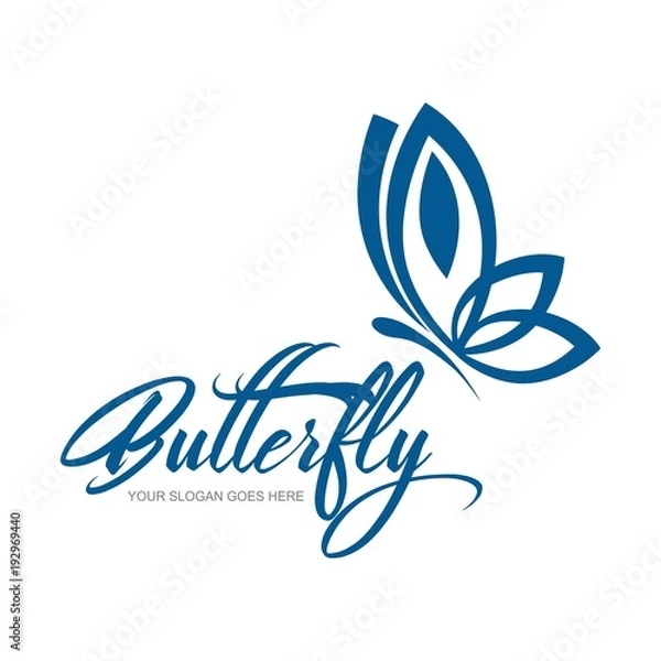 Obraz Butterfly logo template