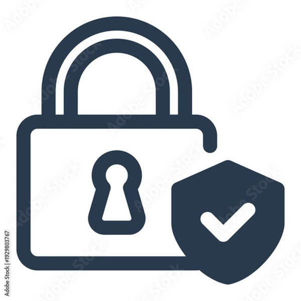 Obraz Secure Digital Padlock Data Protection