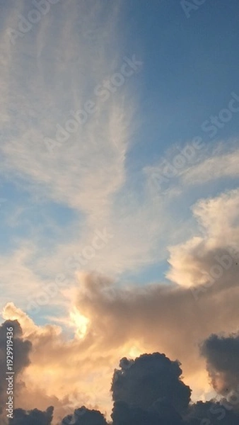 Obraz sunset in the sky