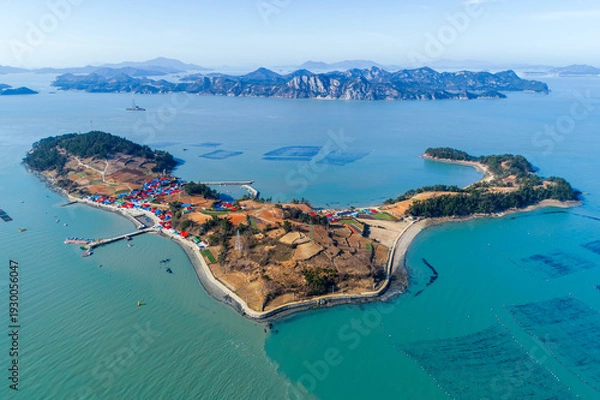 Obraz 전남 고흥군 연홍도의 가을풍경