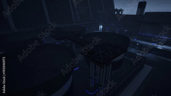 Obraz ファクトリー_蒼の監視塔