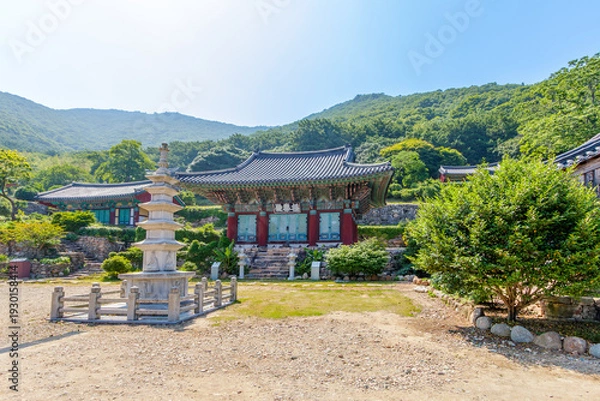 Obraz 전남 고흥군 금탑사의 여름