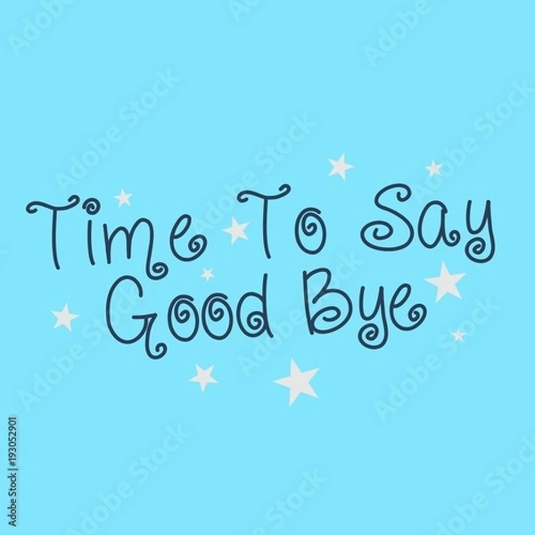 Obraz Farewell party template