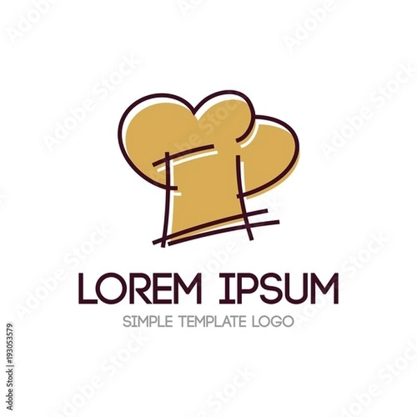 Obraz Food logo template