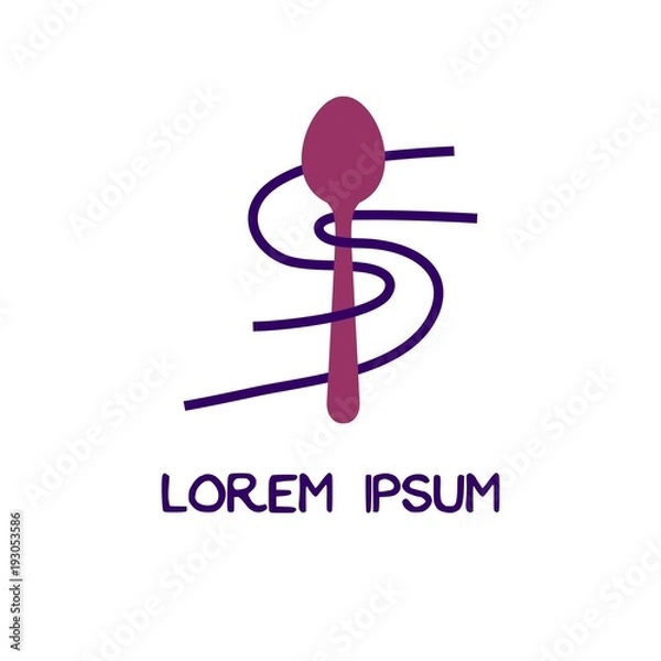 Obraz Food logo template