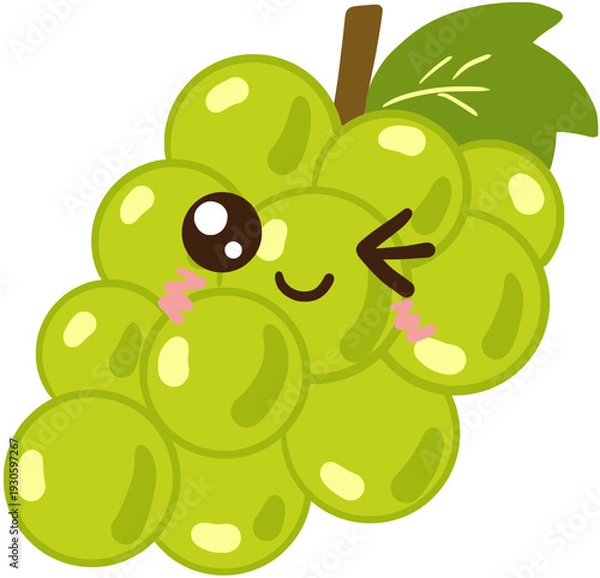 Obraz grape and worm