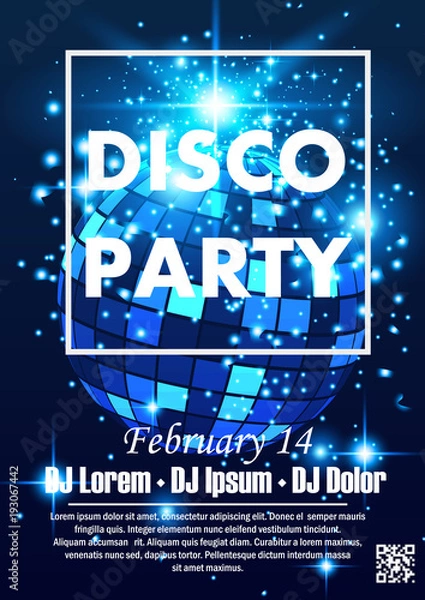 Obraz Disco night party 